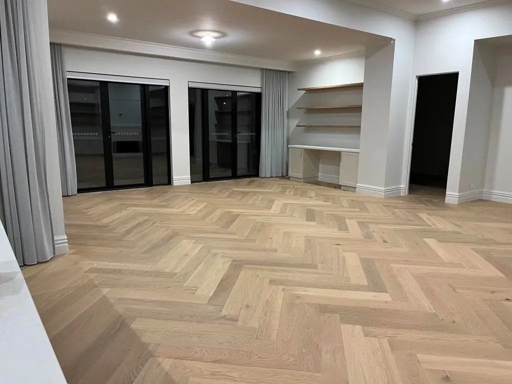 timber parquetry flooring Melbourne (2) Timber parquetry flooring installed in a Melbourne living room